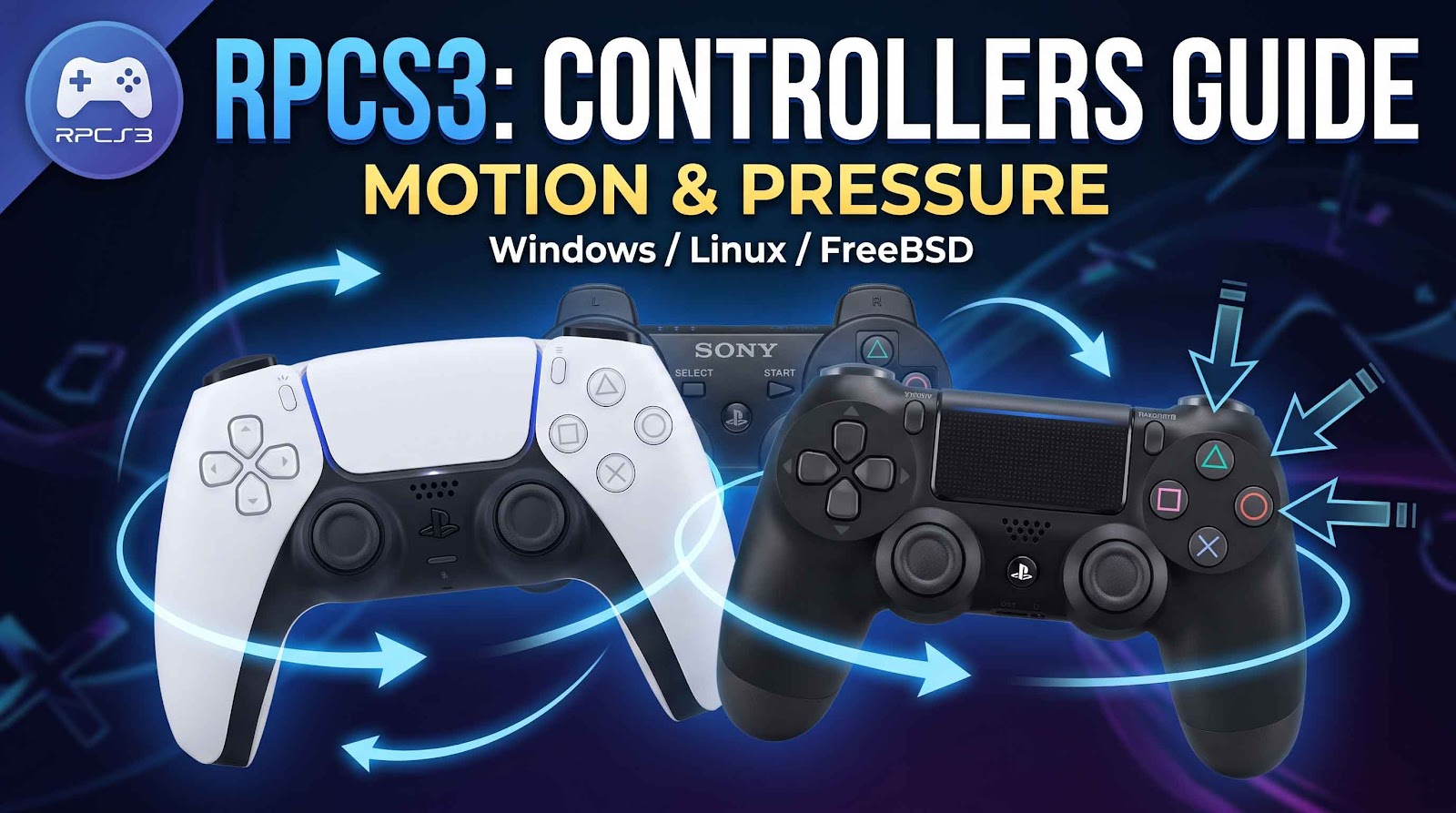 ضبط أيدي التحكم في RPCS3 واختيار اليد المناسبة